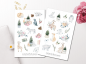 Preview: Winter Animals Sticker Set